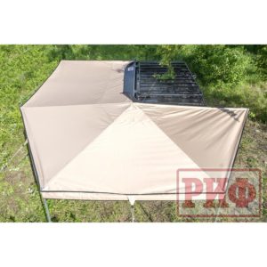 Маркиза автомобильная РИФ комбинированная (прямоугольная с веерной частью) 2