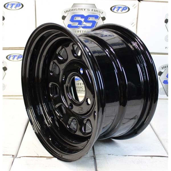 Стальной диск для квадроцикла ITP Delta Steel (12х7 4х115) D12F515